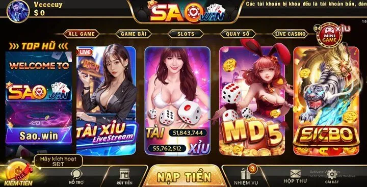 Giải đáp thắc mắc của game thủ về tính năng trong Saowin